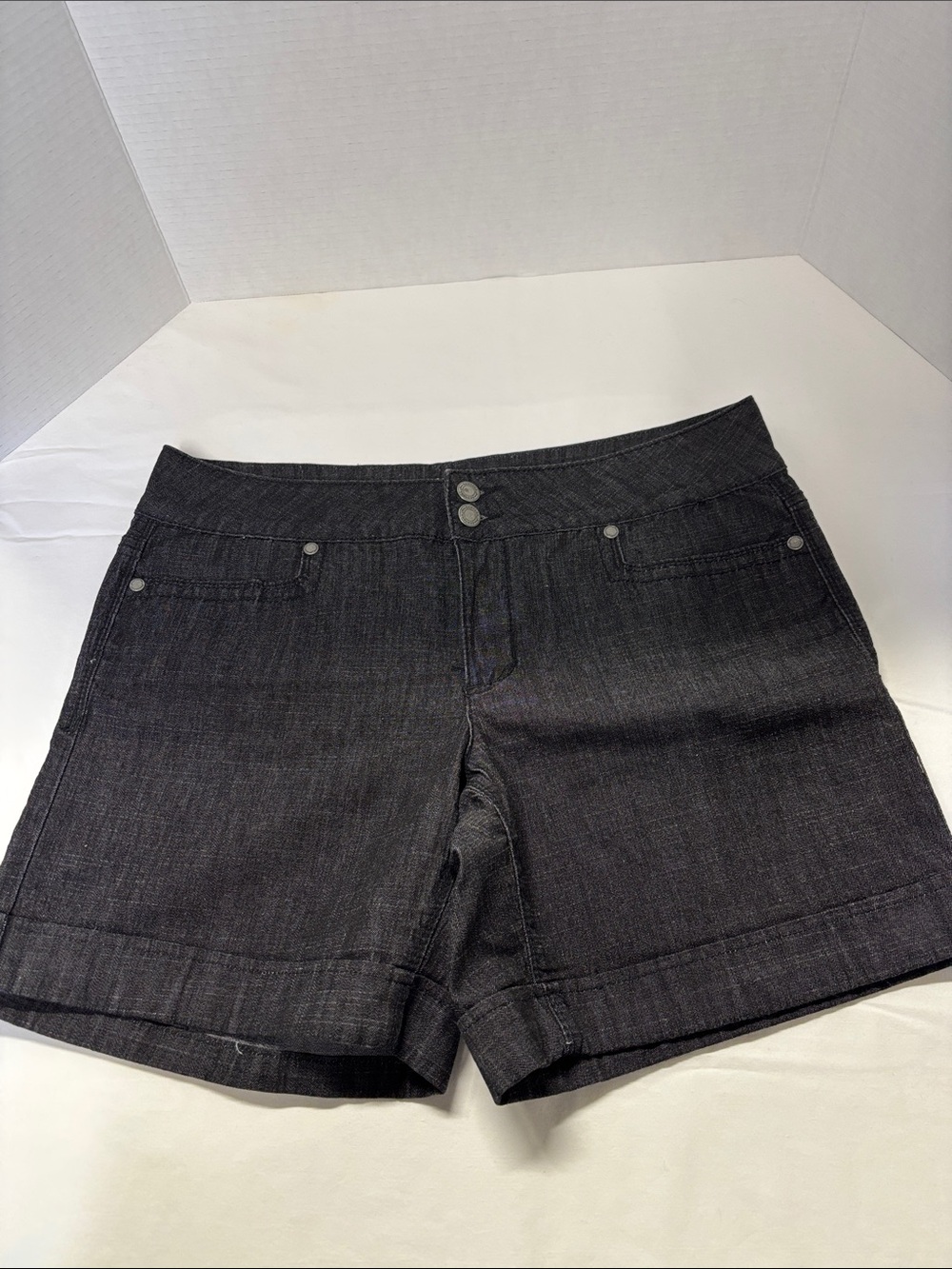 Santana Women's Dark Gray Denim Shorts